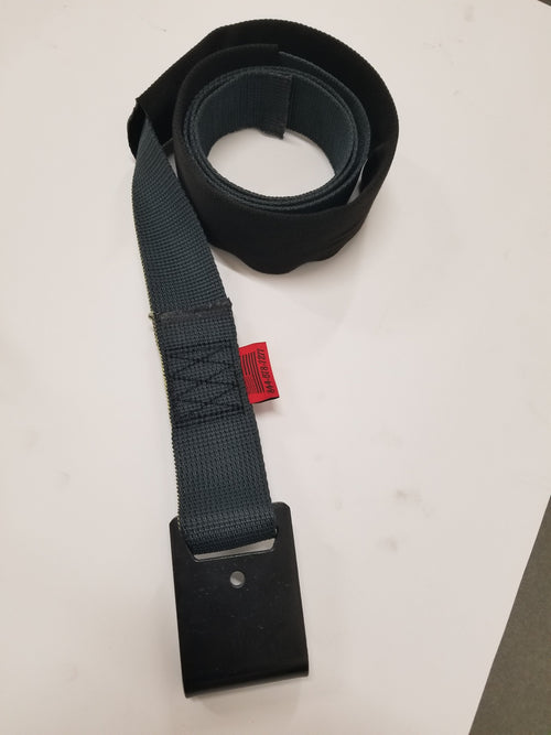 1" Black Aramid Fiber Webbing - PRICE PER FT| BLACK RatchetStrap.Com