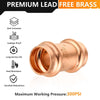 30 Pcs 3/4" Press Copper Coupling w/Stop (Lead Free)