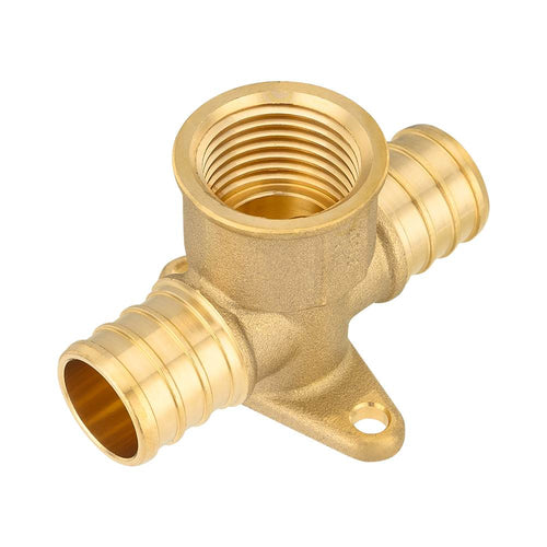 30 Pcs PEX-B Crimp 3/4" PEX x 3/4" PEX x 1/2" Drop Ear Tee (Lead Free)