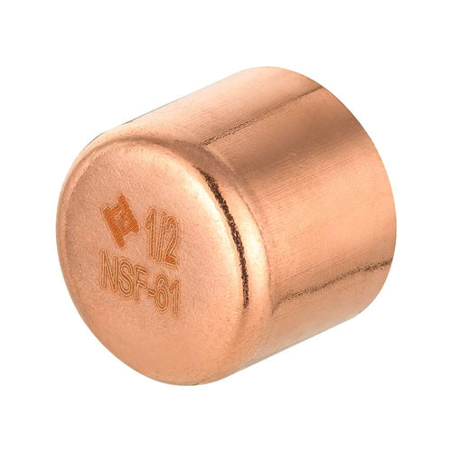1/2" Solder Copper Pipe End Cap (Plug) Plumbingsell