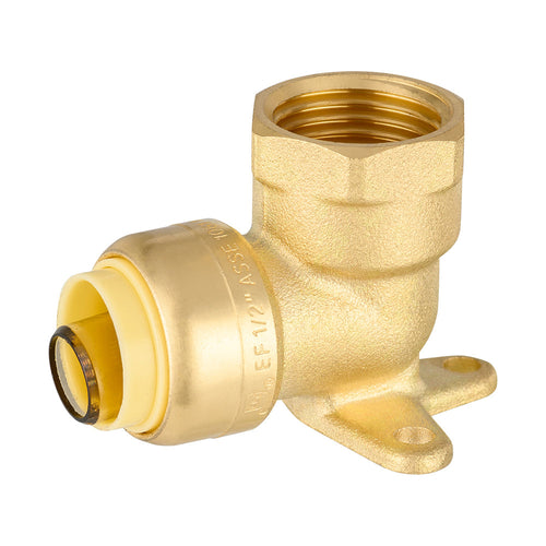 3/4" x 1/2" F Push Fit Drop Ear Elbow