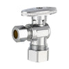 10 Pcs 1/2" Nominal (5/8" OD) Compr. x 3/8" OD Compr. Angle Stop Valve, 1/4 Turn (Lead Free) Plumbingsell