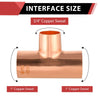 30 Pcs 1" x 1" x 3/4" Copper Reducing Tee at Wholesale Price