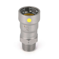 1-1/2" Carbon Press x Male Adapter