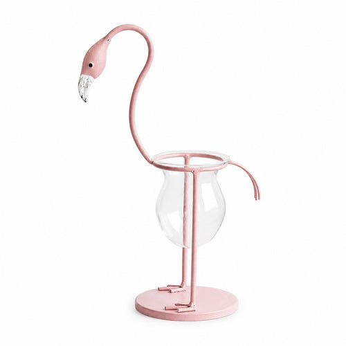 Flamingo Glass Vases
