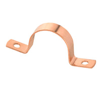 10 Pack 1" Copper Pipe Straps, Two Hole Plumbingsell