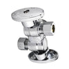 1/2" FIP x 3/8" OD Compr. x 3/8" OD Compr. Dual Stop Valve, 1/4 Turn (Lead Free)