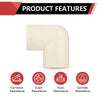 1/2" CPVC CTS 90° Elbow (Socket)