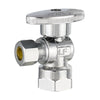1/2" FIP x 3/8" OD Compr. Angle Stop Valve, 1/4 Turn (Lead Free)