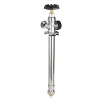 1/2" Push Fit x 3/4" Hose Bibb, 8" Anti Siphon Frost Free Sillcock