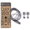 Grey Quick Lock No Tie Elastic Shoelaces The Original Stretchlace