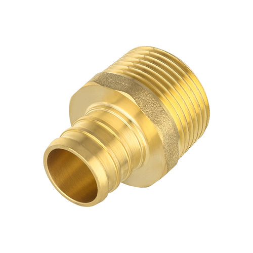 30 Pcs PEX-B Crimp 3/4" PEX x 1" Male Threaded Adapter (Lead Free)