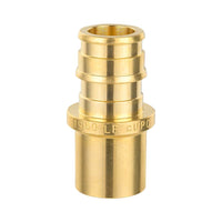 30 Pcs PEX A Expansion 1/2" PEX x 1/2" Male Sweat F1960 Adapter Wholesale