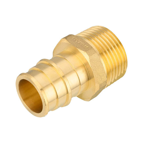 PEX A Full Flow Expansion Adapter 1" PEX x 1" Male Threaded F1960 Adapter (Lead Free) Plumbingsell