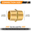 30 Pcs 1" Male NPT Brass Hex Connector