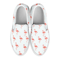 Simple Flamingo Slip Ons