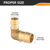 30 Pcs PEX A Expansion 3/4" PEX x 1/2" PEX Elbow Wholesale