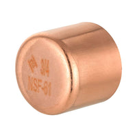 30 Pcs 3/4" Solder Copper Pipe End Cap (Plug) at Wholesale Price