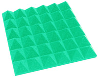 2 Inch Acoustic Foam Pyramid Style Panels - 13 Color Options