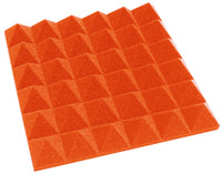 2 Inch Acoustic Foam Pyramid Style Panels - 13 Color Options