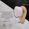2-Pack Extra-Fine Facial Brush with Bamboo Handle