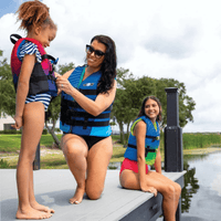 WOW Watersports Vis-Wave Adult Life Vest Blue
