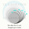 0.05mm Navy Blue Color Lash extension Tray