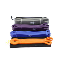 Pack Of Four Full Body Workout Super Bands Jupiter Gear