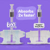 Luvs Platinum Protection Baby Diapers Size 2, 264 Count