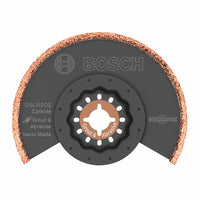 BOSCH OSL312CG 3-1/2 In. x 1/8 In. Starlock® Oscillating Multi Tool kerf Carbide Grit/Grout Grinding Blade