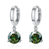 2ct Moissanite Drop Earrings 925 Sterling Silver Bridal Wedding