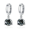 2ct Moissanite Drop Earrings 925 Sterling Silver Bridal Wedding
