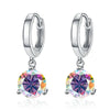 2ct Moissanite Drop Earrings 925 Sterling Silver Bridal Wedding