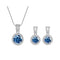 2ct total / royal blue