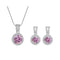 2ct total / pink