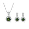 2ct total / dark green