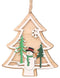 Snowman in tree