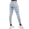 Flamingo Blue Floral Leggings