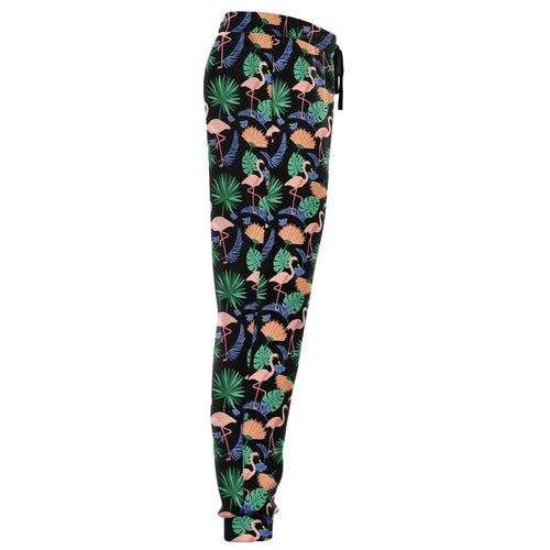 Flamingo Exotic Floral Joggers