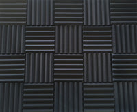 Easy Mount Acoustic Foam Kit - 12x12x2" Acoustic Foam Panels With Adhesive - Wedge Style - 4 Pack