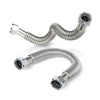 10 Pcs 1" FIP x 1" FIP x 18" SS Corrugated Hose
