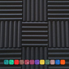 Easy Mount Acoustic Foam Kit - 12x12x2" Acoustic Foam Panels With Adhesive - Wedge Style - 4 Pack