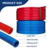 3/4" 600ft, 300ft x 2, PEX-B Pipe, Red & Blue & Cutter Plumbingsell