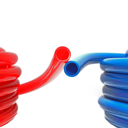 3/4" 100ft, 50ft x 2, PEX-B Pipe, Red & Blue & Cutter Plumbingsell