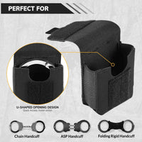 Votagoo Duty Handcuff Pouch – MOLLE Holster for Duty Belt