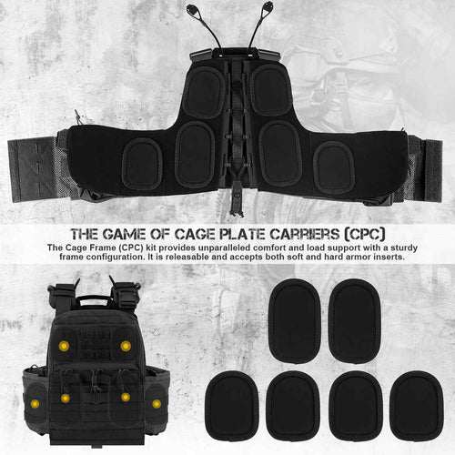 Votagoo Combat Tactical Vest CPC Military Plate Carrier Vest