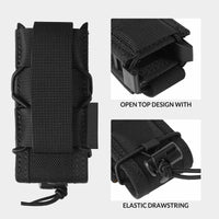 Votagoo Molle Mag Pouch 9mm/.40 Caliber Single/Dual Stack Adjustable Mag Pouch