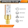 1/2" PEX-A Expansion Connection, Straight Water Hammer Arrestor, Copper