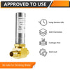 PEX Crimp Connection, Water Hammer Arrestor Tee, Stainless Steel Plumbingsell