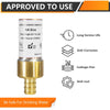 1/2" PEX Crimp Connection F1807, Straight Water Hammer Arrestor, Copper